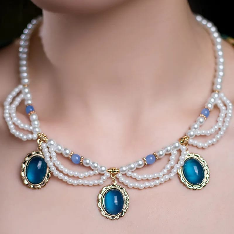 Ancient Pearl Hanfu Necklace