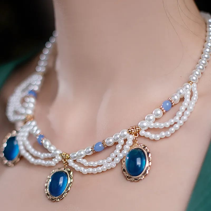 Ancient Pearl Hanfu Necklace