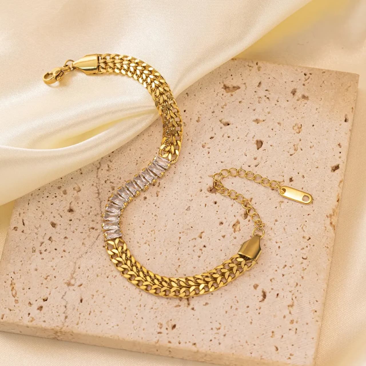 10-Row Tennis Bracelet, Luxury Sparkling Tennis Bracelet